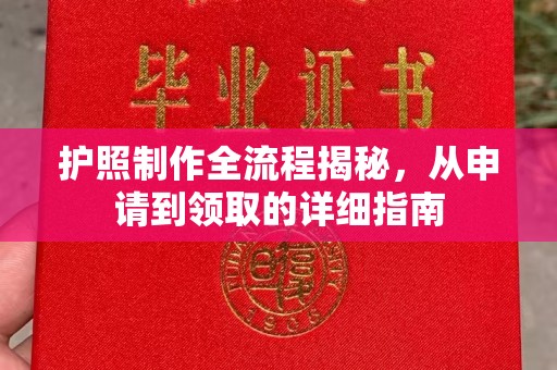 上林护照制作全流程揭秘，从申请到领取的详细指南