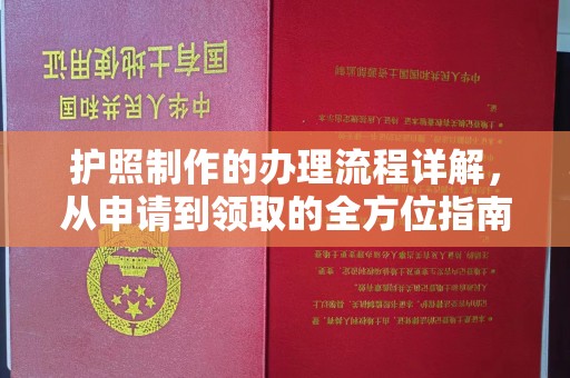 上林护照制作的办理流程详解，从申请到领取的全方位指南