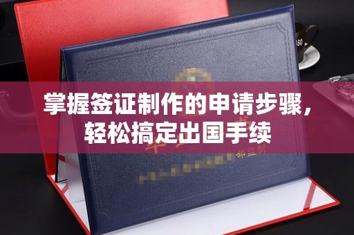 上林掌握签证制作的申请步骤，轻松搞定出国手续