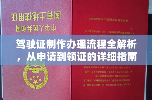 上林驾驶证制作办理流程全解析，从申请到领证的详细指南